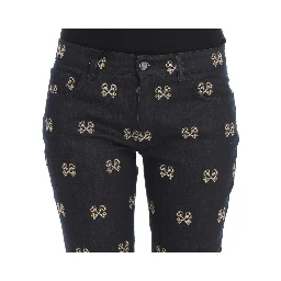 Blue Key Embroidered Slim Fit KATE Jeans