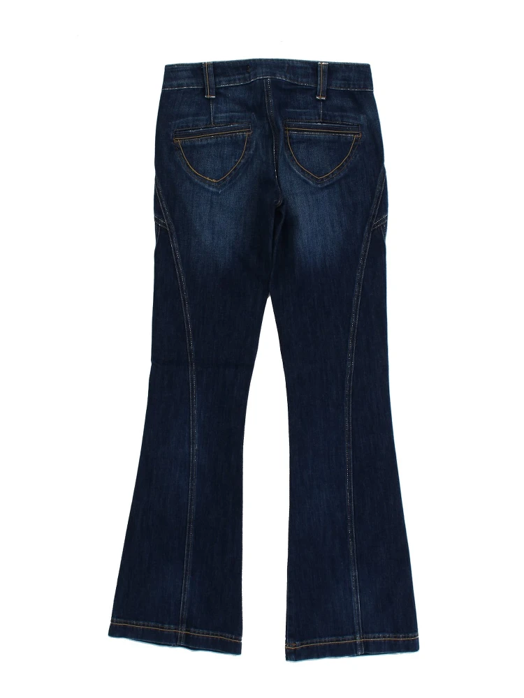 Blue Cotton Stretch Low Waist Jeans alternative