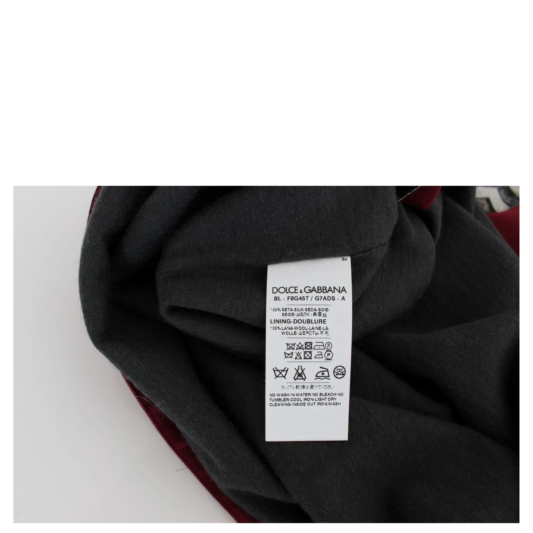 Red Knight Print Silk Blouse T-shirt