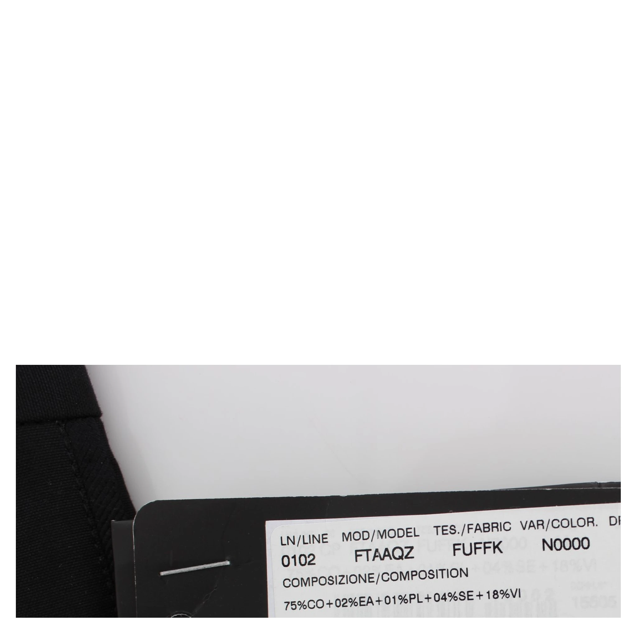 Black Cotton Stretch Torero Capris Pants