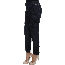 Blue Denim Cotton CAPRI Torero Jeans