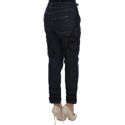 Blue Denim Cotton CAPRI Torero Jeans