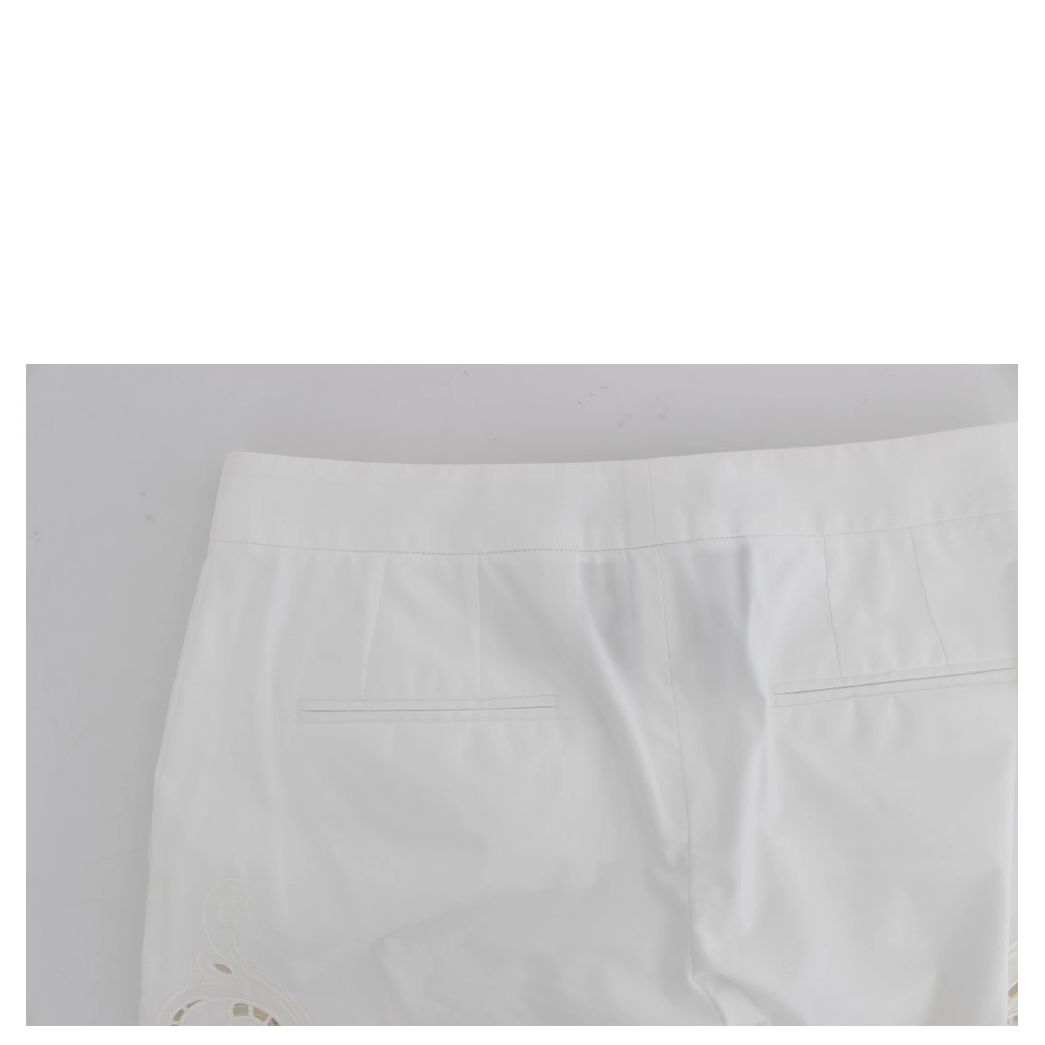 White Floral Cutout Dress Sicily Pants