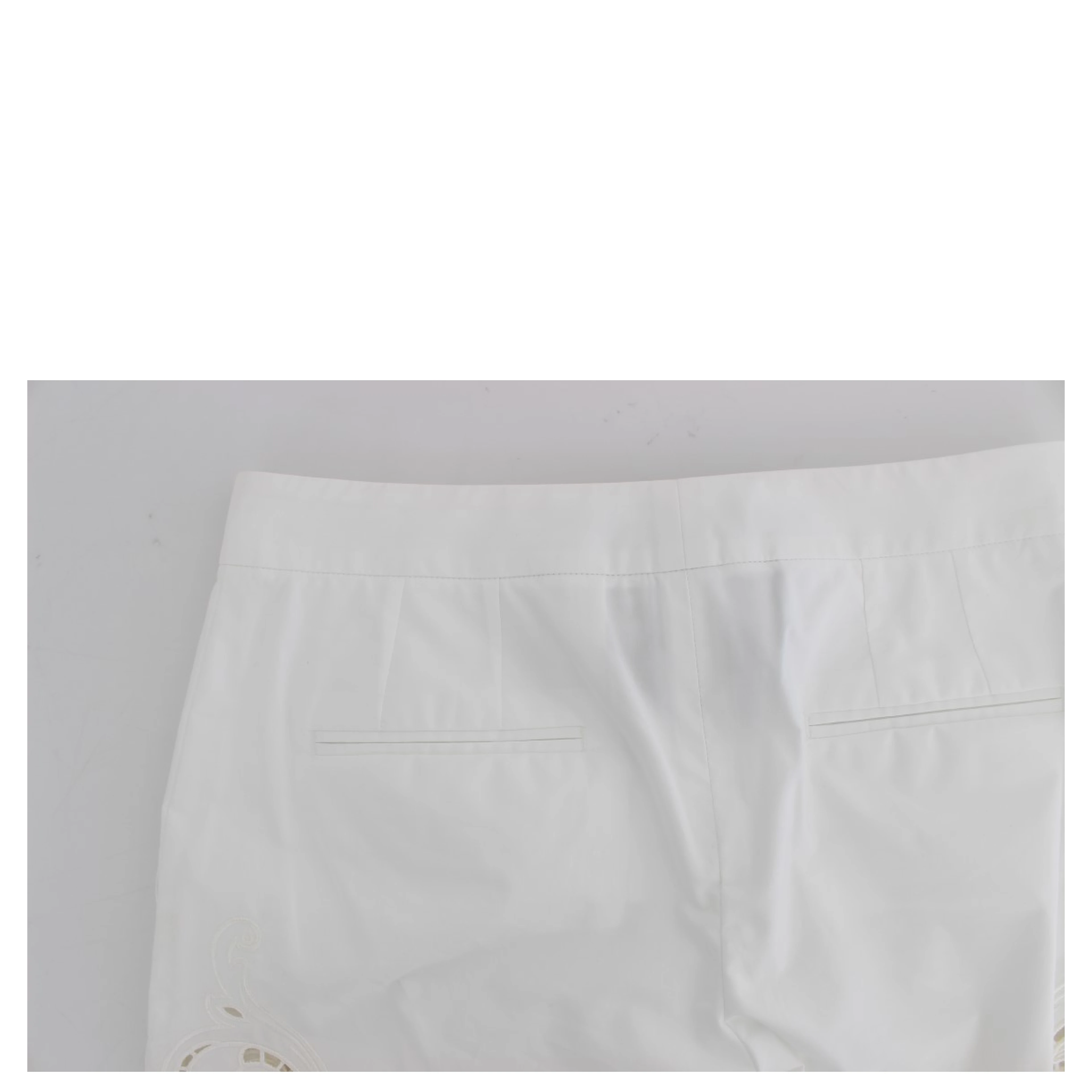 White Floral Cutout Dress Sicily Pants