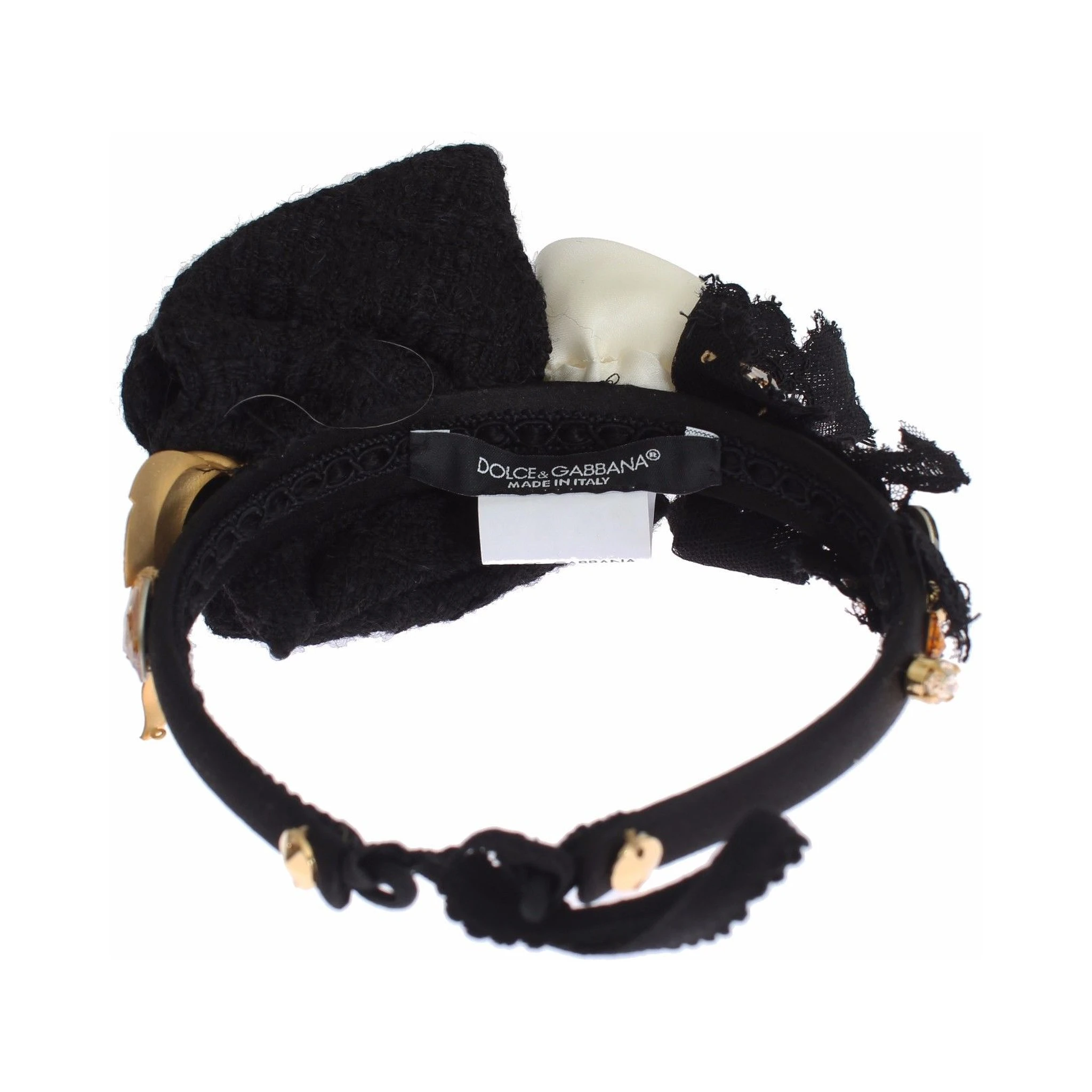 Diadem Headband Tiara White Rose Crystal Hair Gold