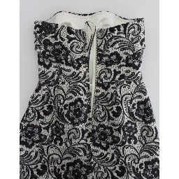 White Floral Lace Silk Corset Maxi Dress