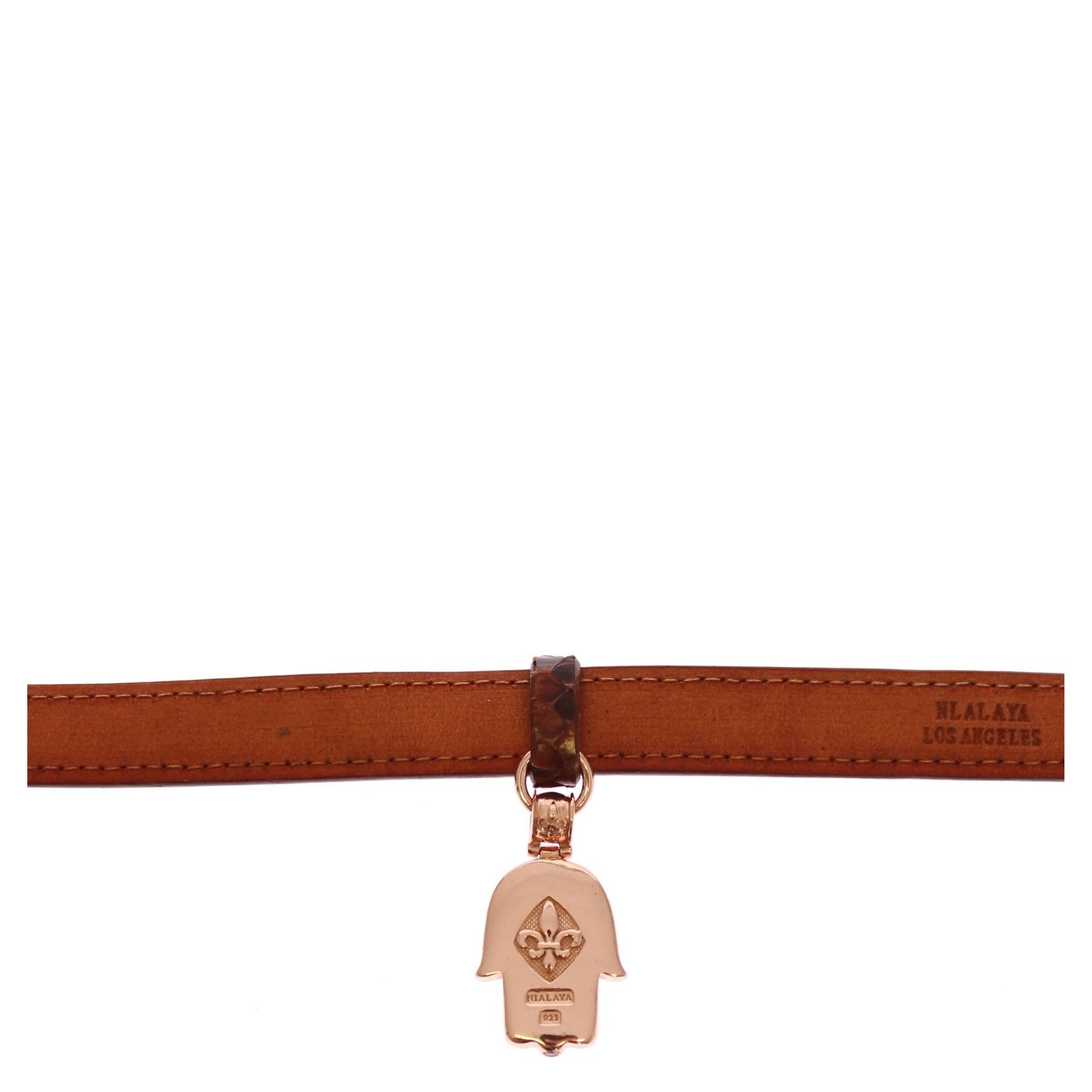 CZ Hamsa Eye 18K Gold 925 Silver Bracelet