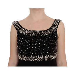 Brown Velvet Crystal Sheath Gown Dress