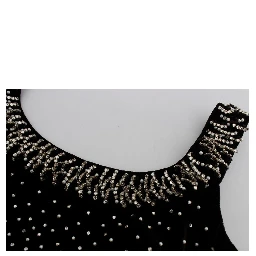 Brown Velvet Crystal Sheath Gown Dress