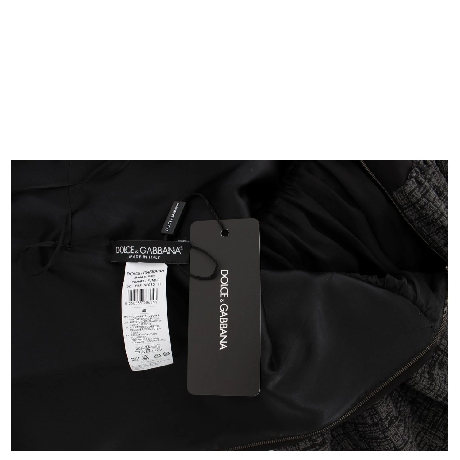 Black Gray Sheath Gown Full Length Dress