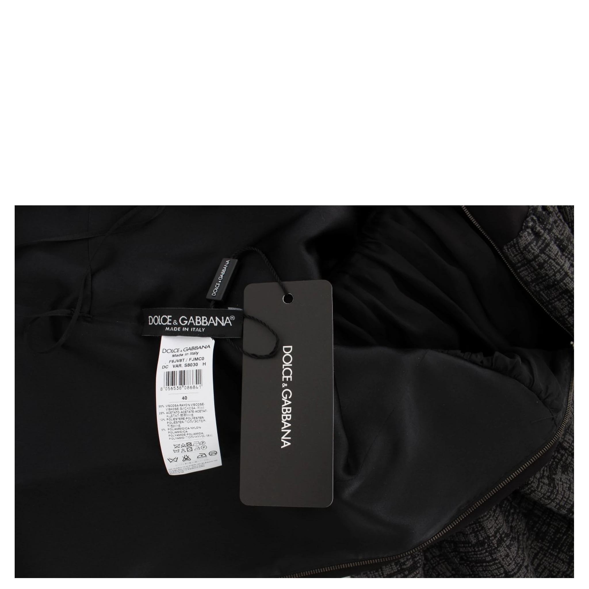 Black Gray Sheath Gown Full Length Dress