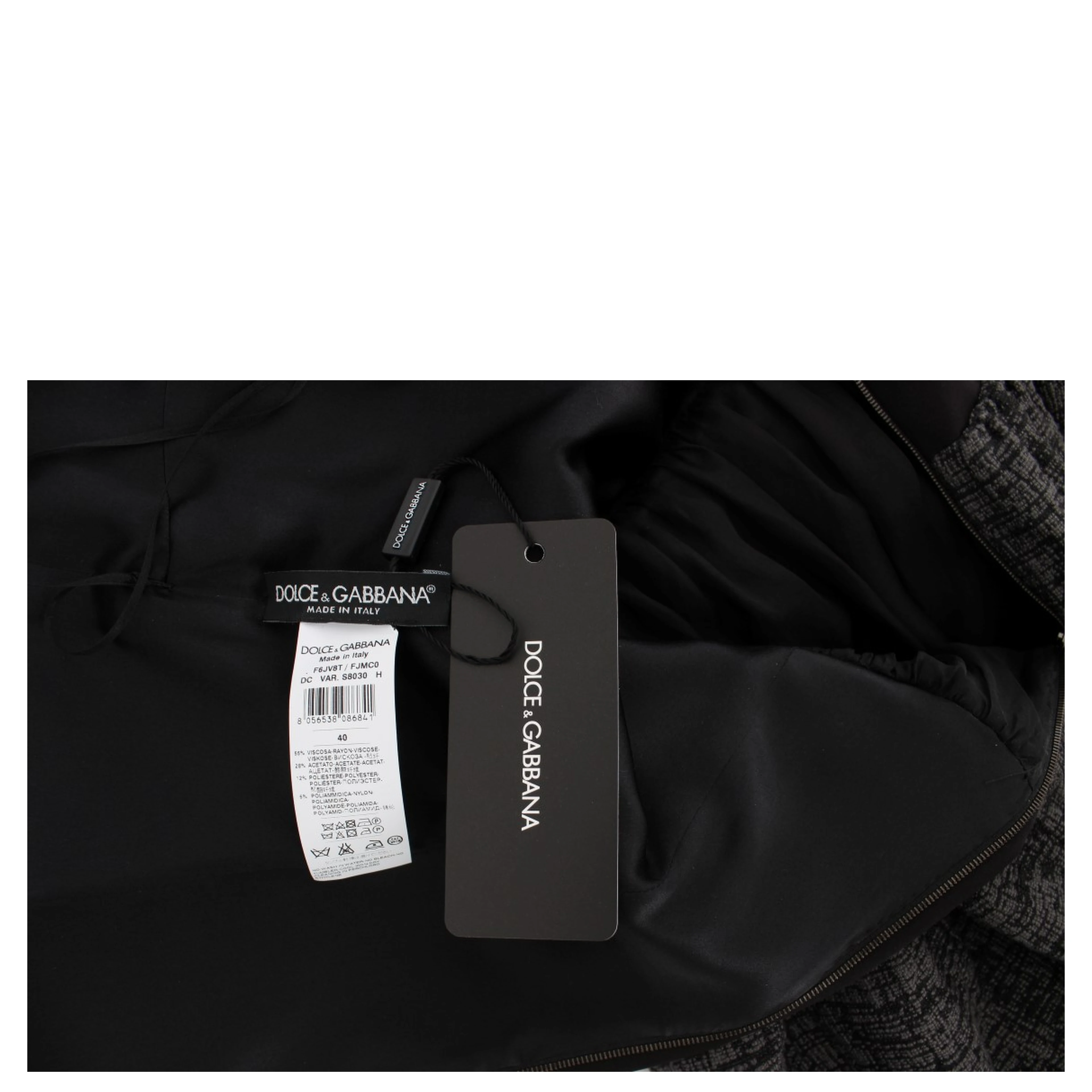 Black Gray Sheath Gown Full Length Dress