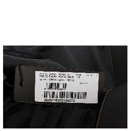 Black Gray Sheath Gown Full Length Dress