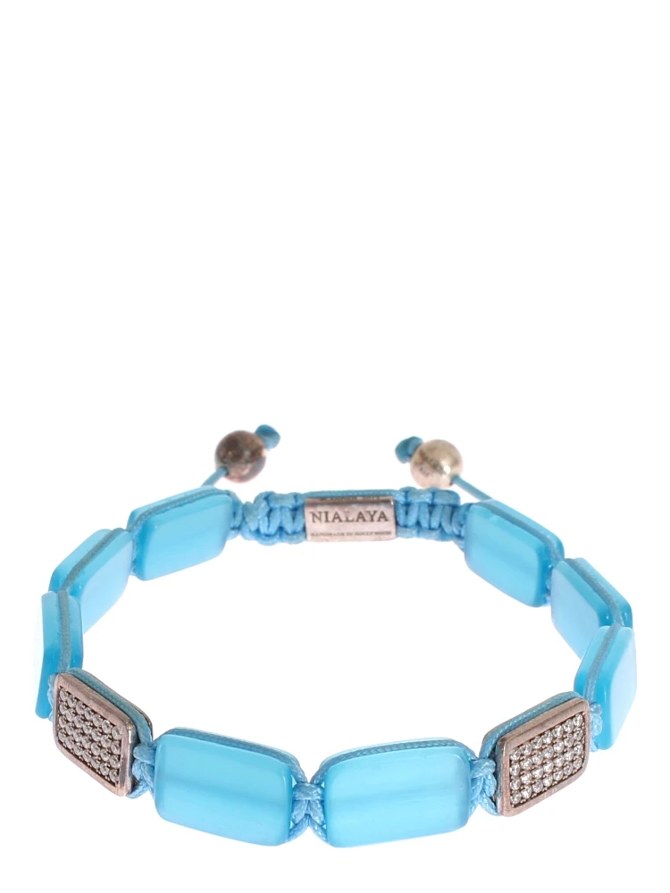 CZ Opal 925 Silver Bracelet