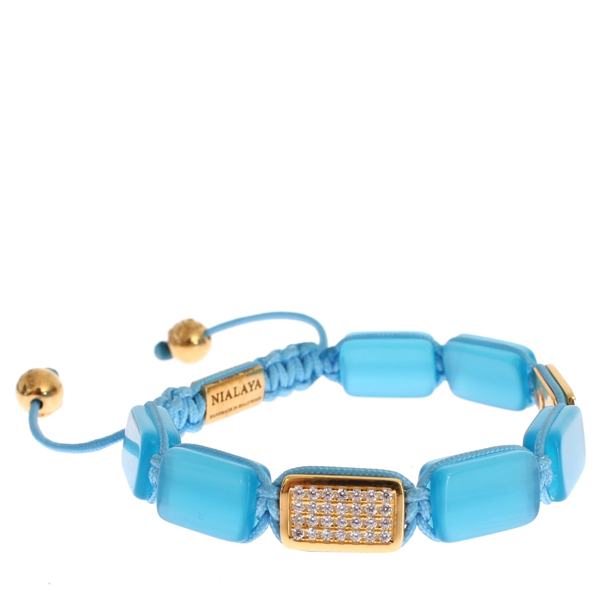 CZ Opal 18K Gold 925 Bracelet