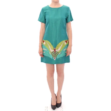 Green Above Knee Mini Dress