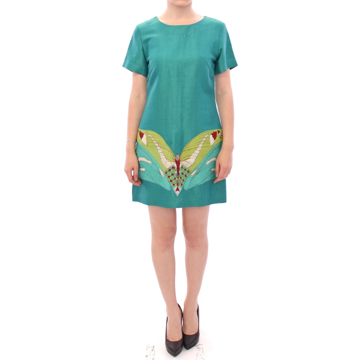 Green Above Knee Mini Dress
