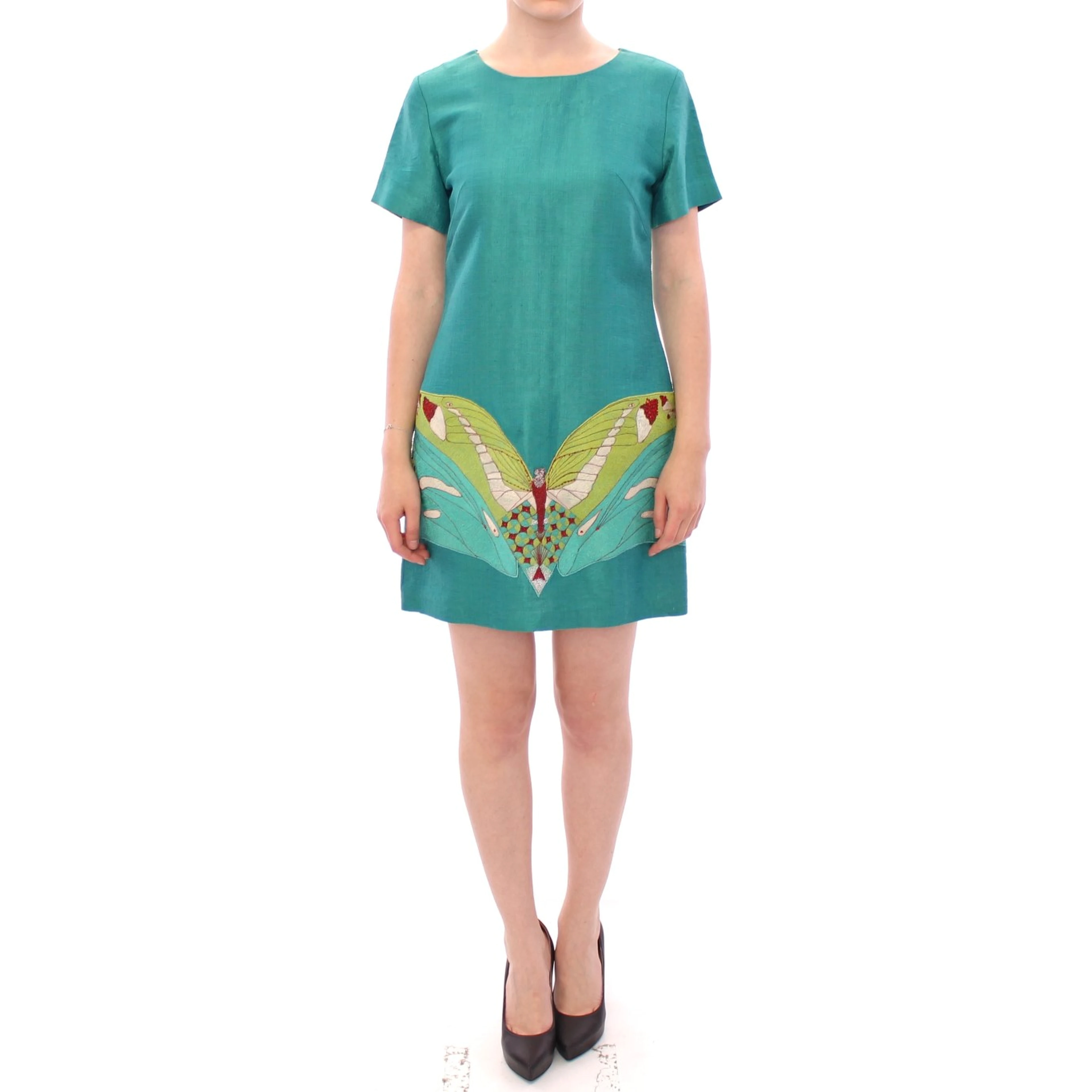 Green Above Knee Mini Dress