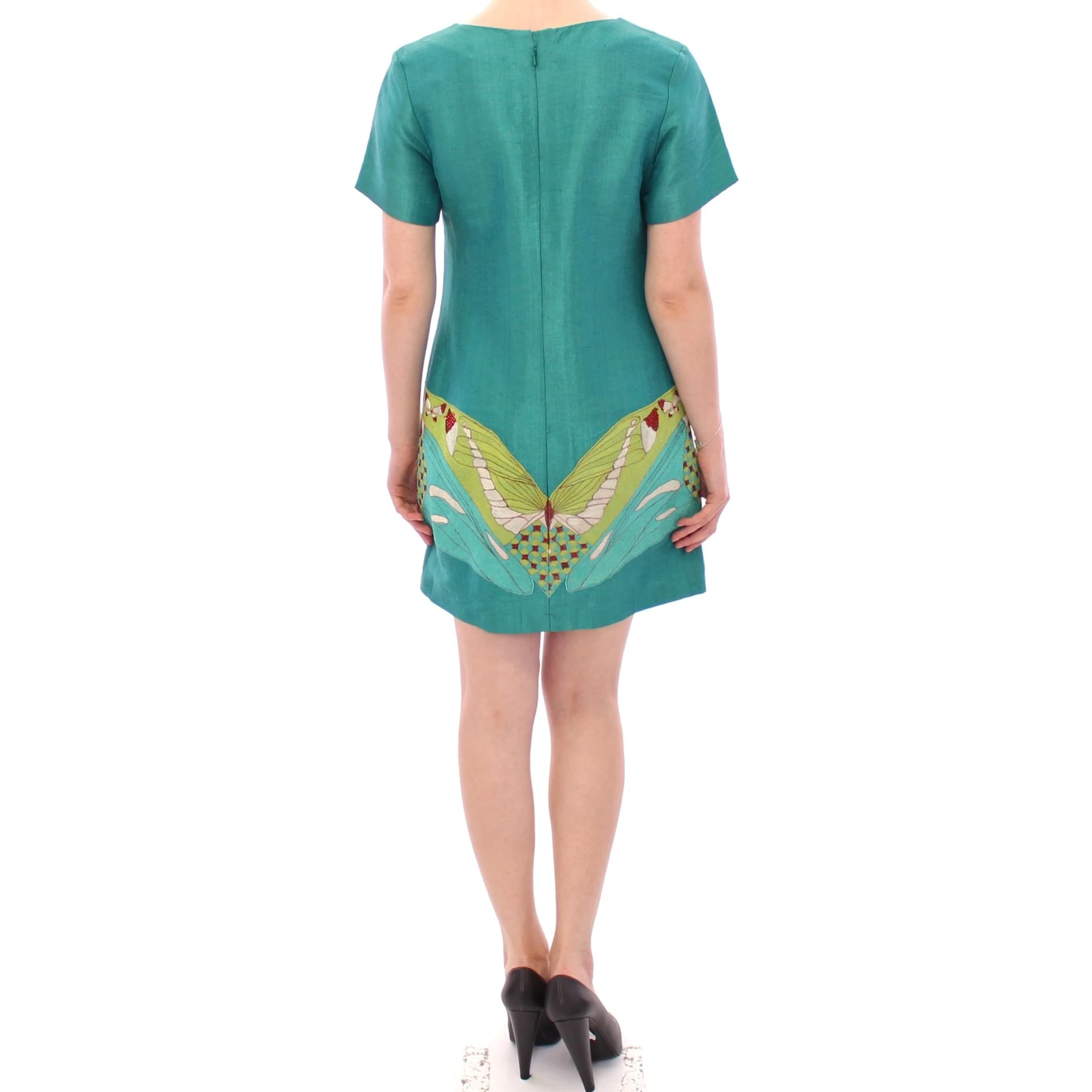 Green Above Knee Mini Dress