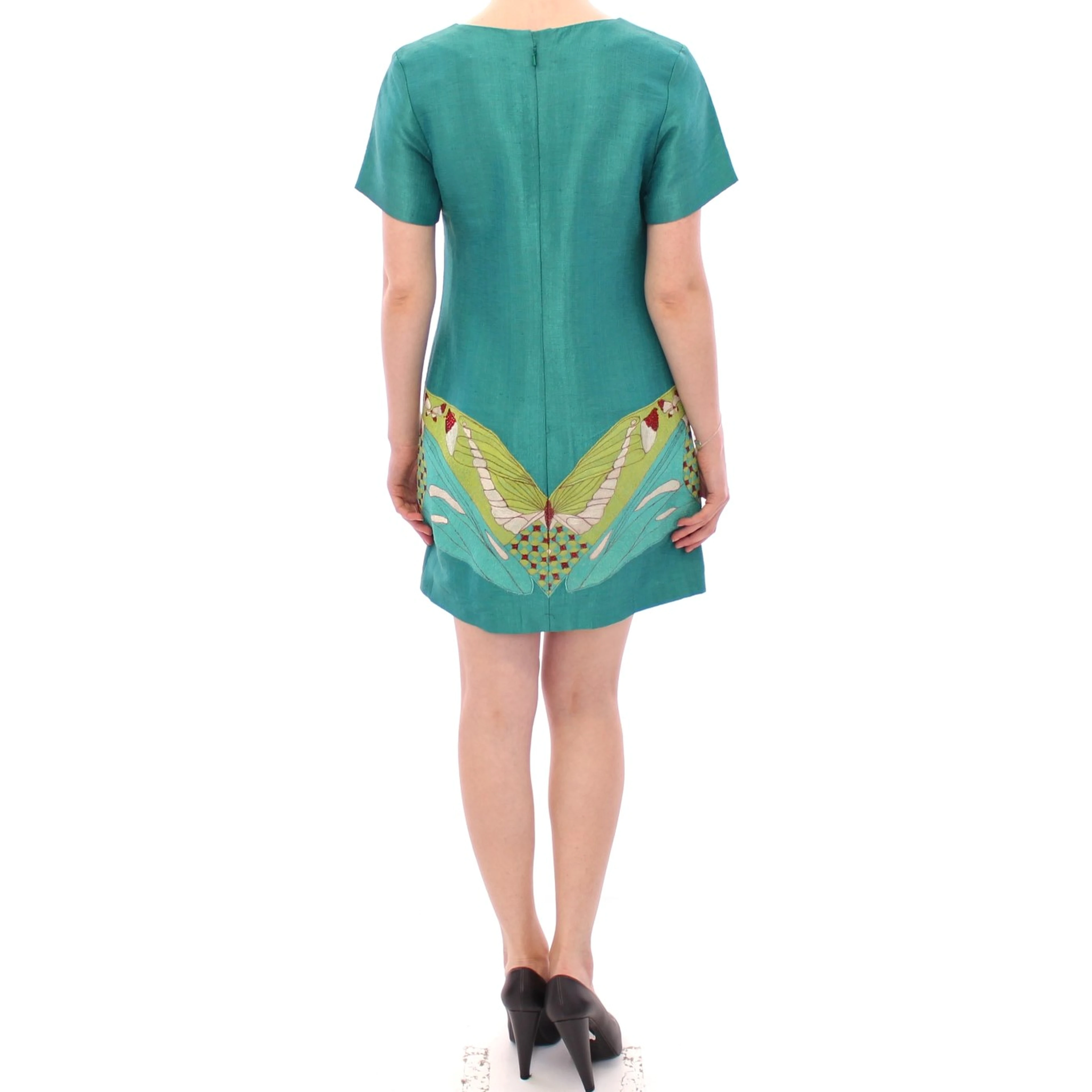 Green Above Knee Mini Dress