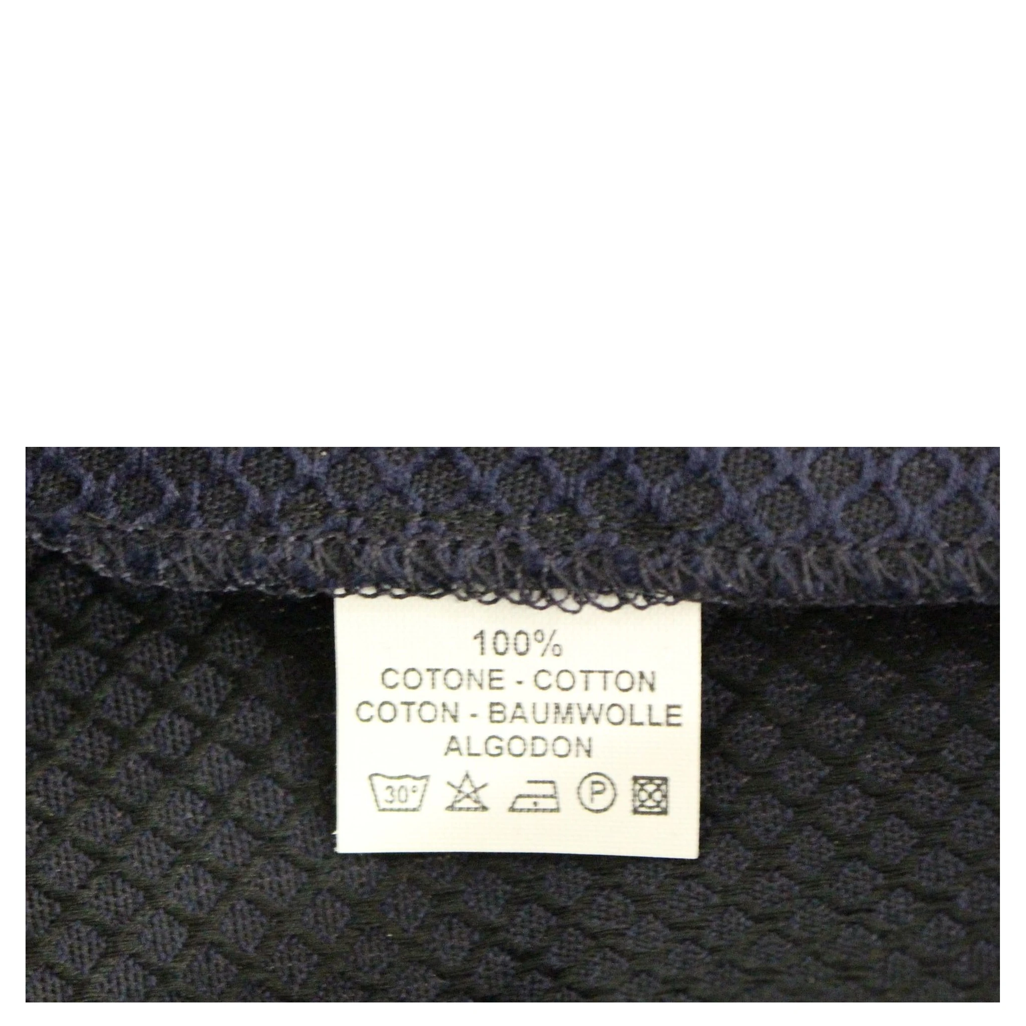 Blue Cropped Cotton Pants