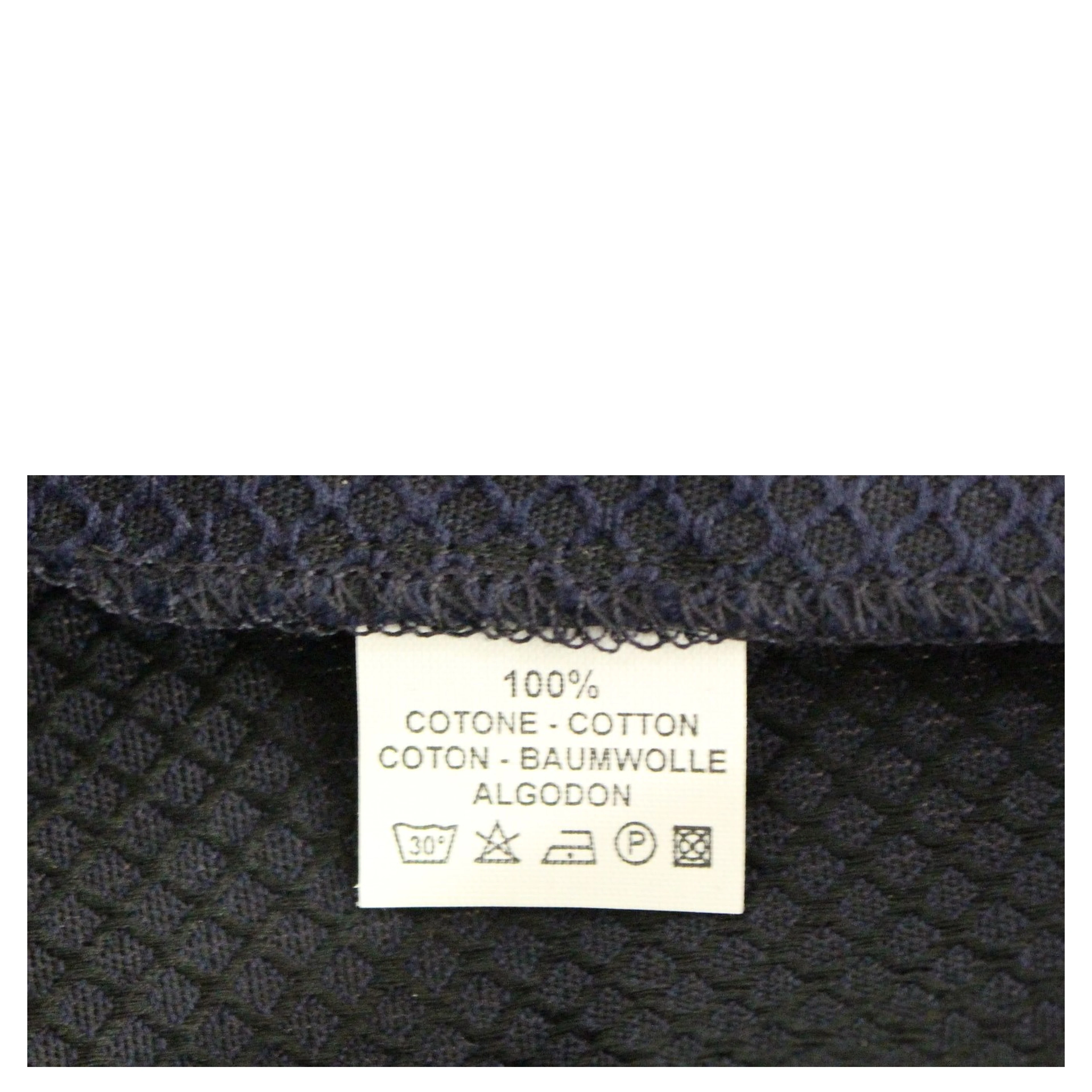 Blue Cropped Cotton Pants