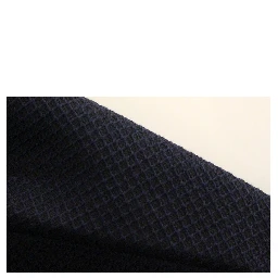 Blue Cropped Cotton Pants