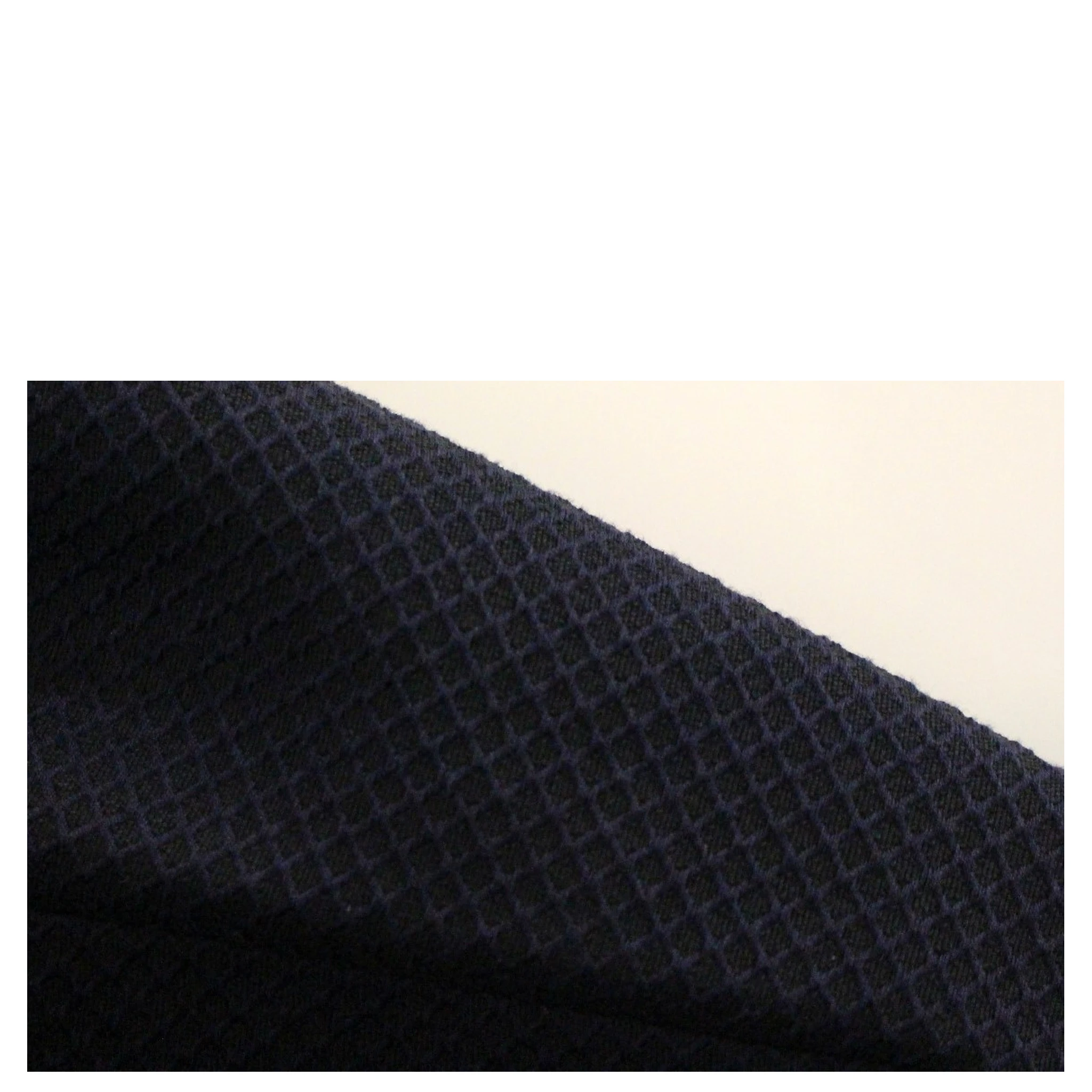 Blue Cropped Cotton Pants