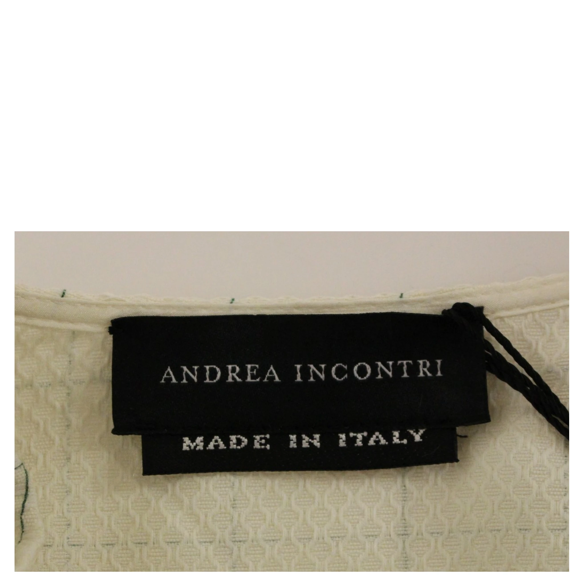 White Cotton Checkered Shirt Top