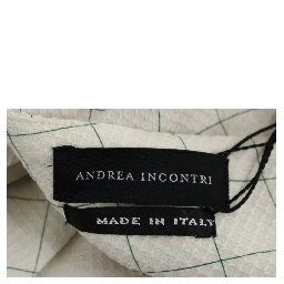 White Cotton Checkered Pencil Skirt