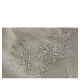 White Cotton Floral Embroidery Skirt