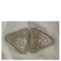 White Cotton Floral Embroidery Skirt