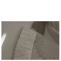 White Lashes Open Back Vest Jacket