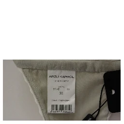 White Lashes Open Back Vest Jacket