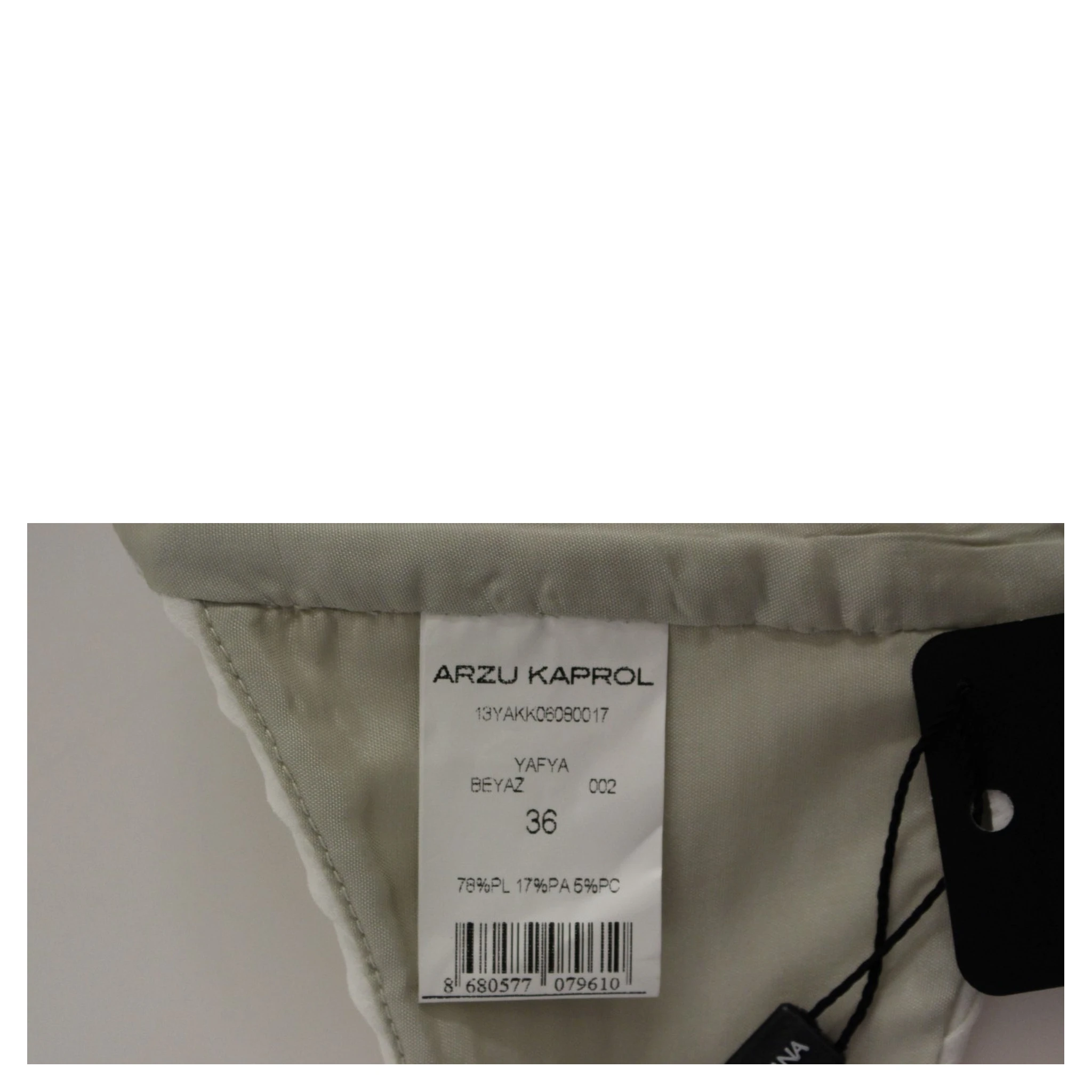 White Lashes Open Back Vest Jacket