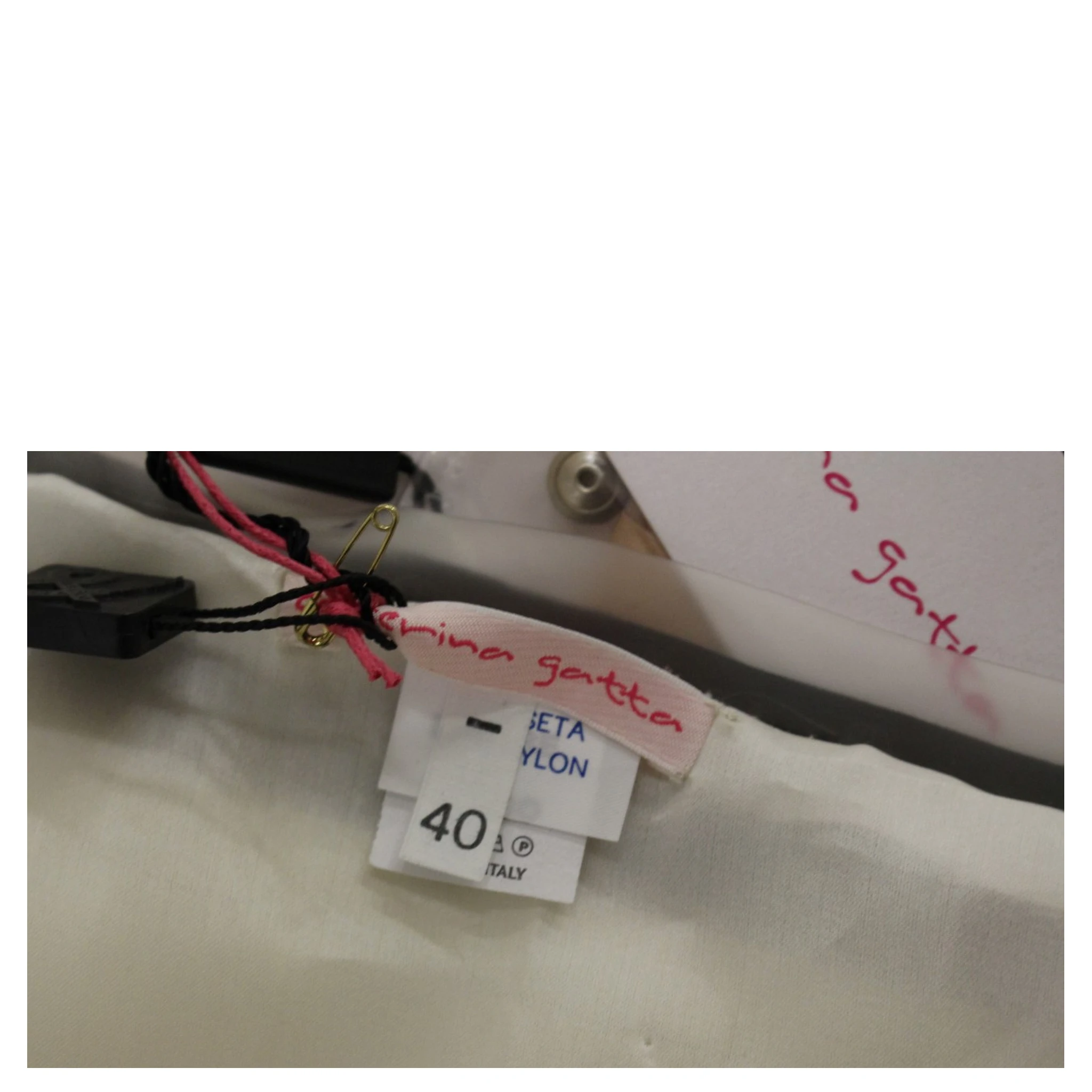 Beige Floral Print Silk Mini Skirt