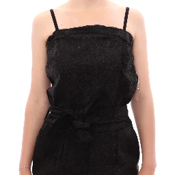 Black Leather Jumpsuit