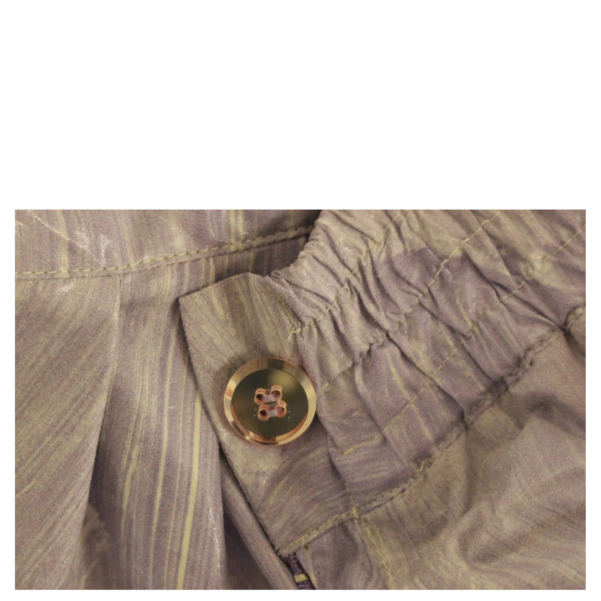 Purple Above-Knee Wrap Shorts