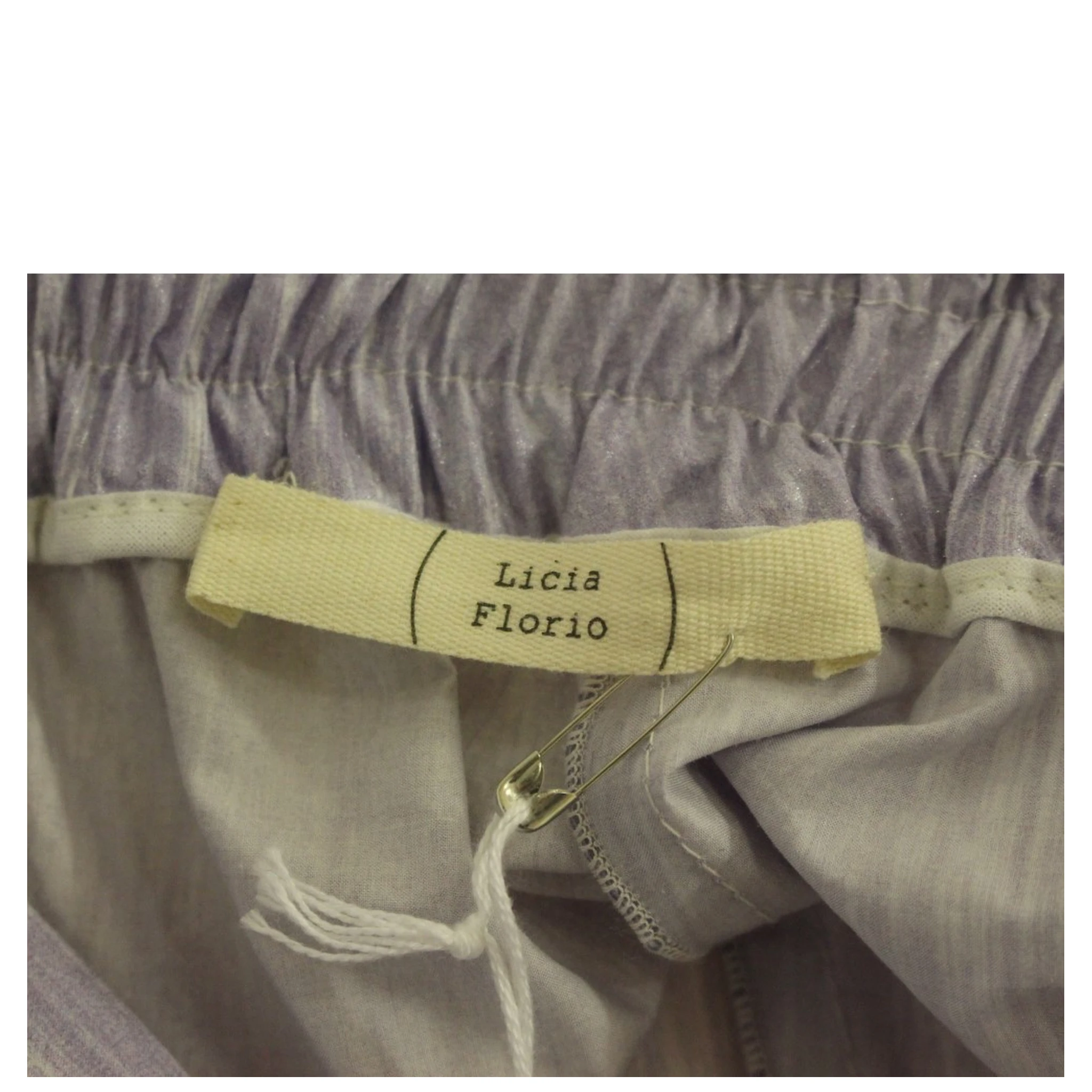 Purple Above-Knee Wrap Shorts