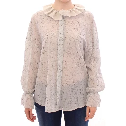 Blue Cotton Blouse Tunic