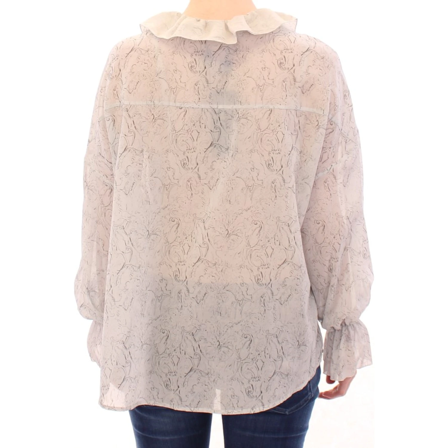 Blue Cotton Blouse Tunic