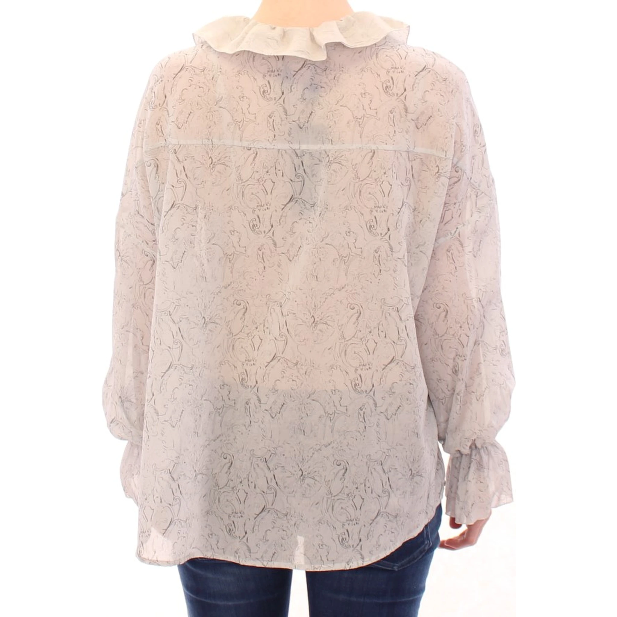 Blue Cotton Blouse Tunic