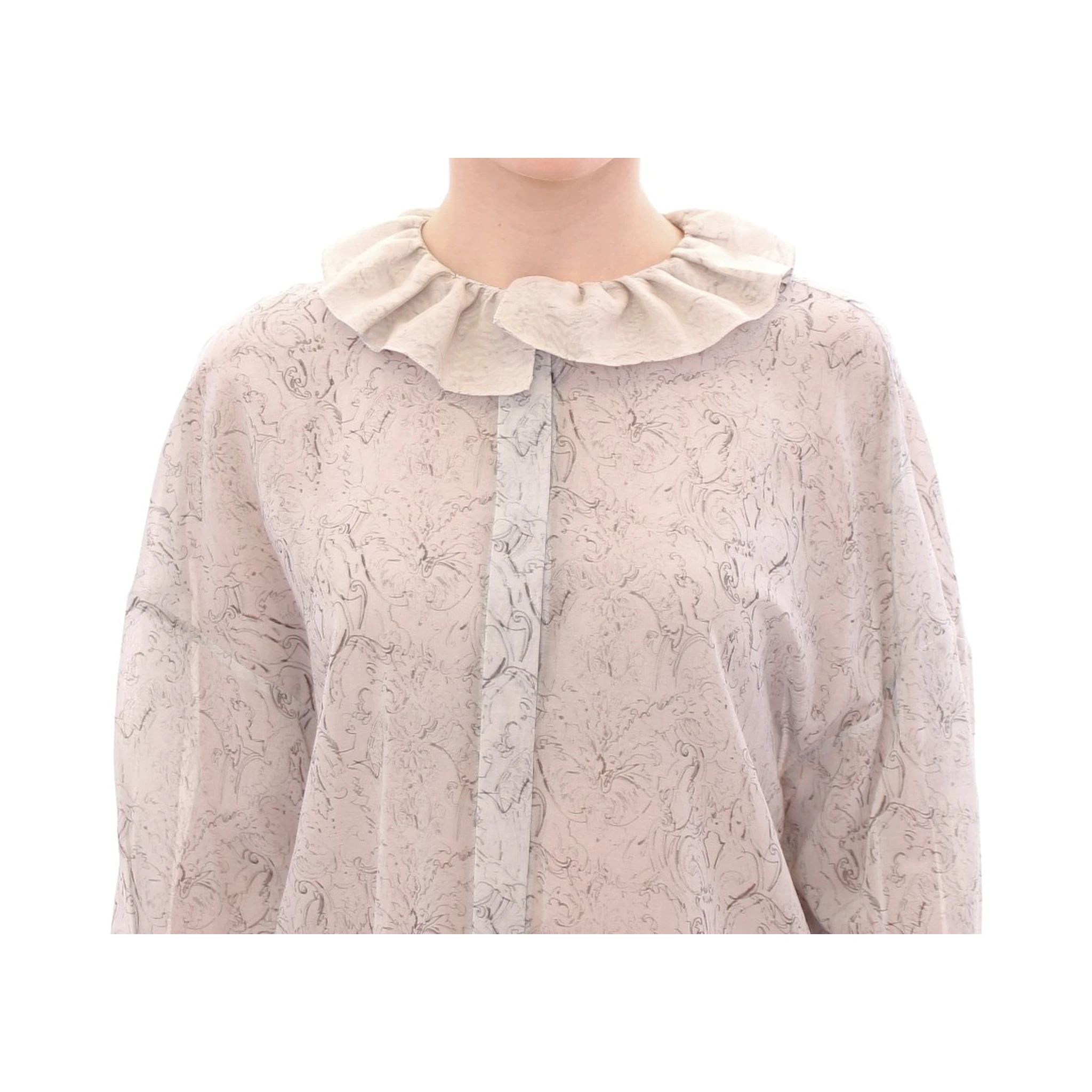 Blue Cotton Blouse Tunic