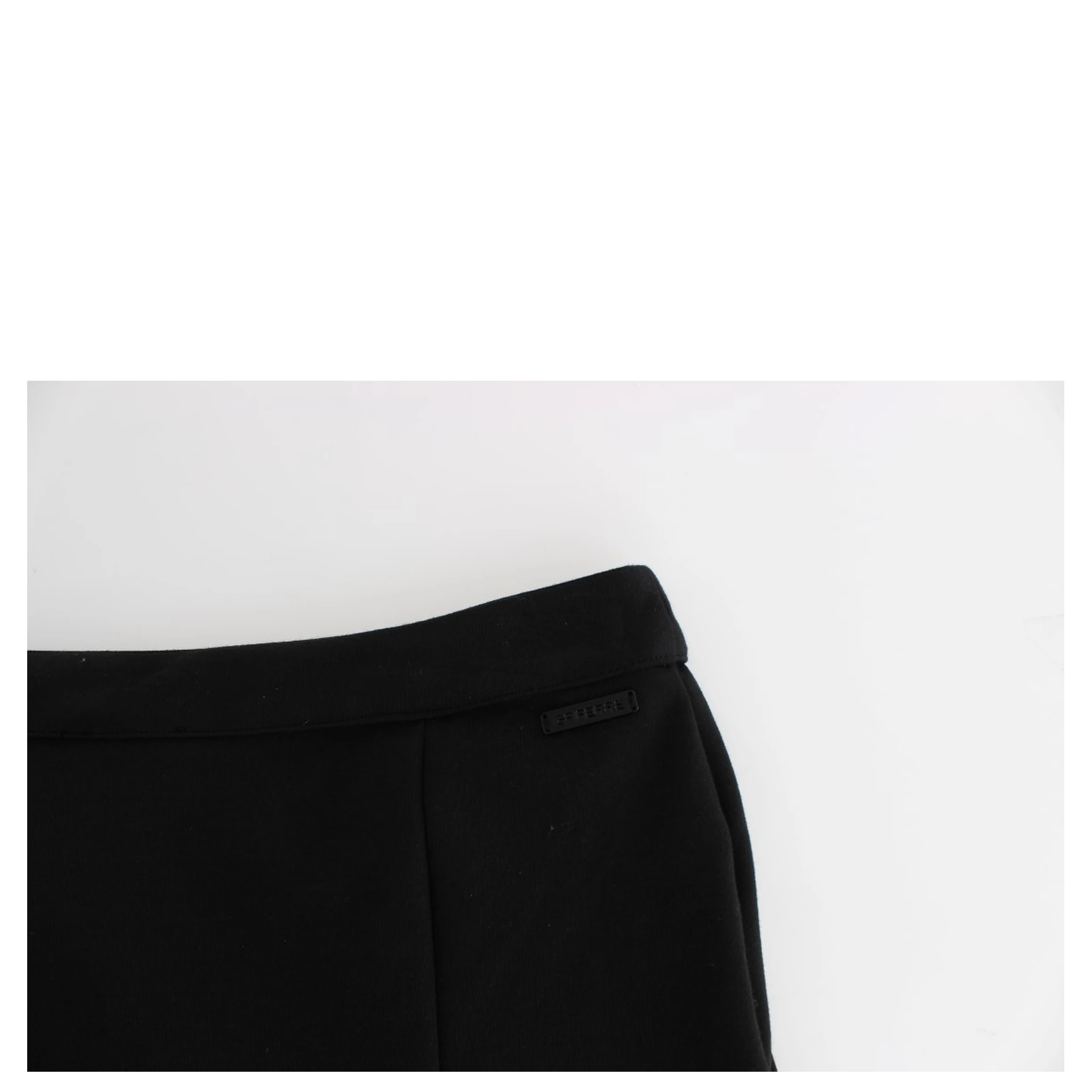 Black Straight Pencil Skirt
