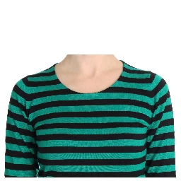 Green Black Silk Cashmere Sweater