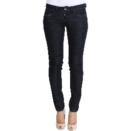 Blue Cotton Stretch Slim Fit Jeans