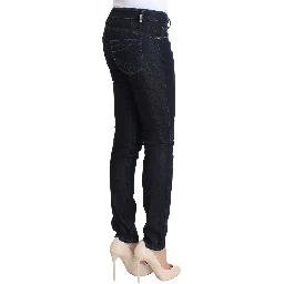 Blue Cotton Stretch Slim Fit Jeans