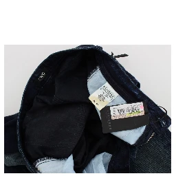 Blue Wash Cotton Slim Fit Skinny Jeans