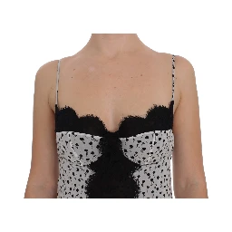 Black Silk Lace Babydoll Lingerie Top