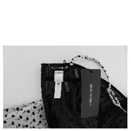 Black Silk Lace Babydoll Lingerie Top